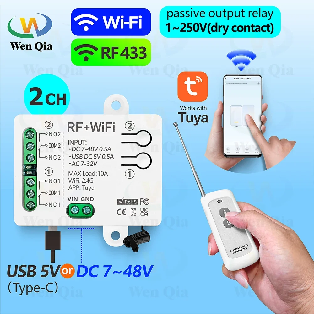 Motor Driver Module - Tuya-Joli d'éclairage intelligent, télécommande WiFi et
