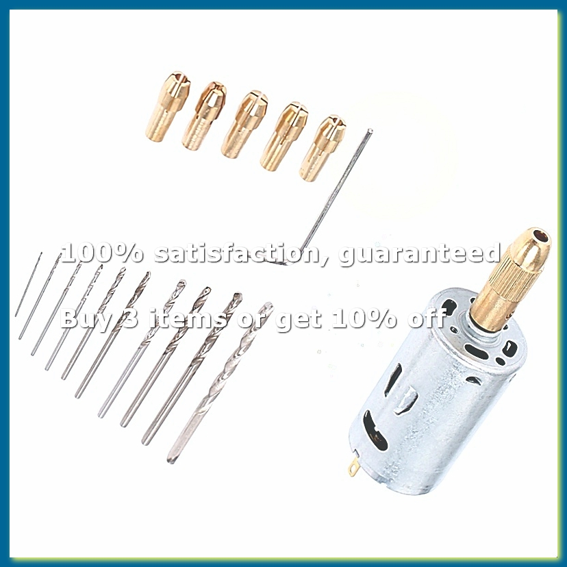 Dc Motor 12V - Mini perceuse électrique portative avec jeu