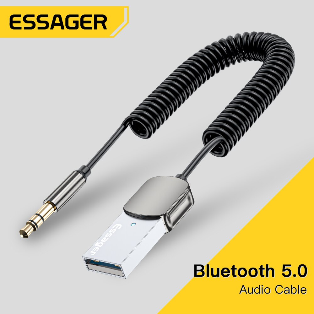 Robot Bluetooth Car - Essager-Récepteur audio Bluetooth pour voiture, kit