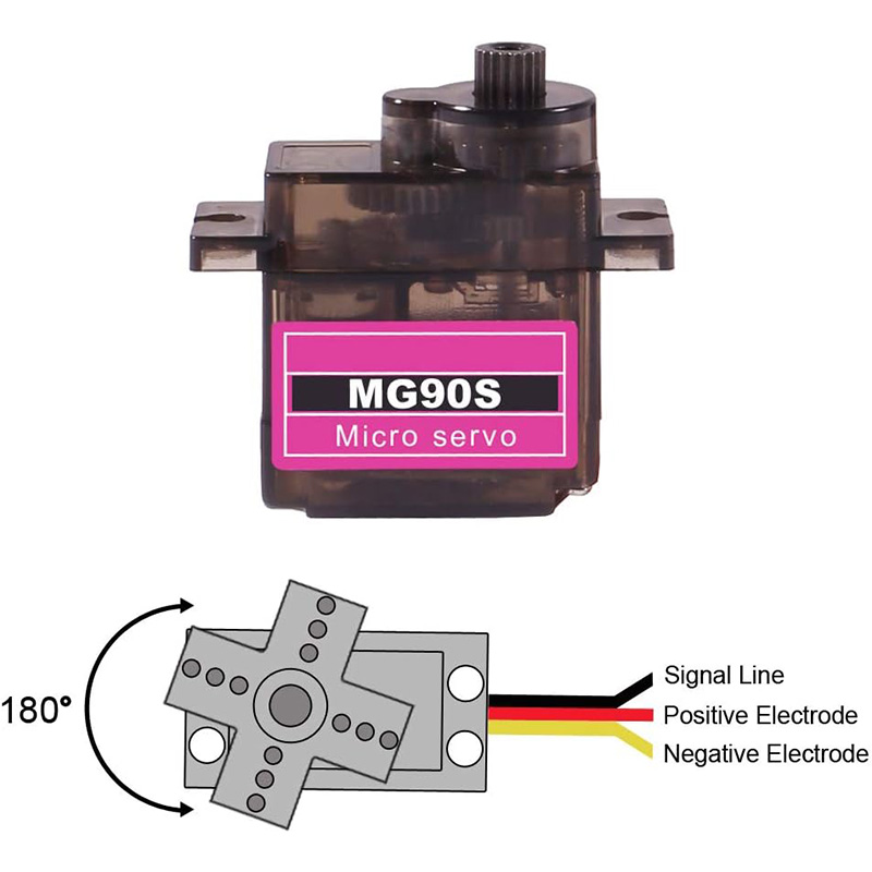 Servomoteur MG90S 5/10/20/40 p - Sg90 Servo avis et prix